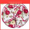 Elegant Santa Snowman Christmas Tree Skirt Decoration For Festive Holiday Decor