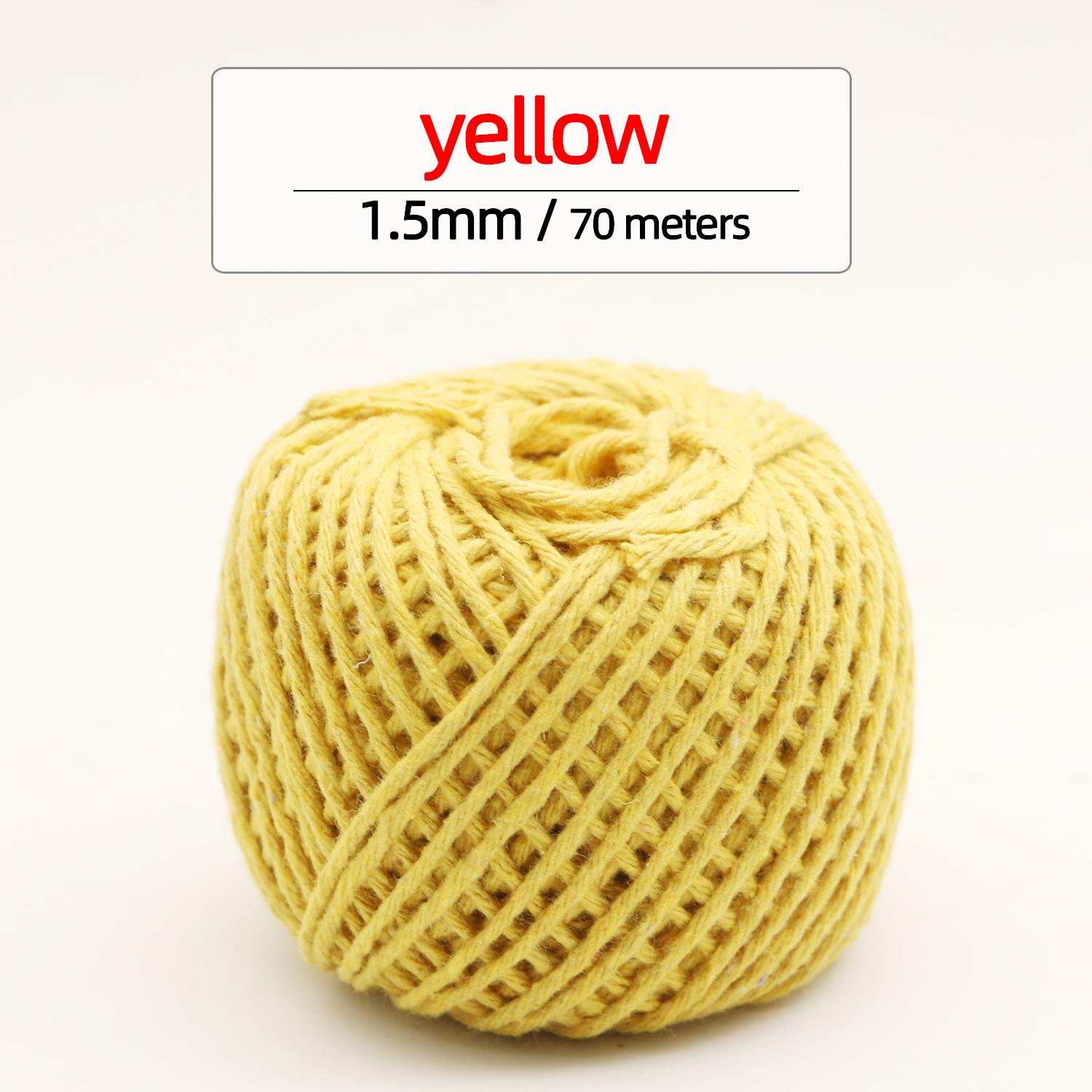 

70 м/рулон хлопковый шпагат для выпечки шнур веревка двухцветный хлопковый шпагат для рукоделия домашний текстиль подарочная упаковка рождественский свадебный декор 1.5mm 70m