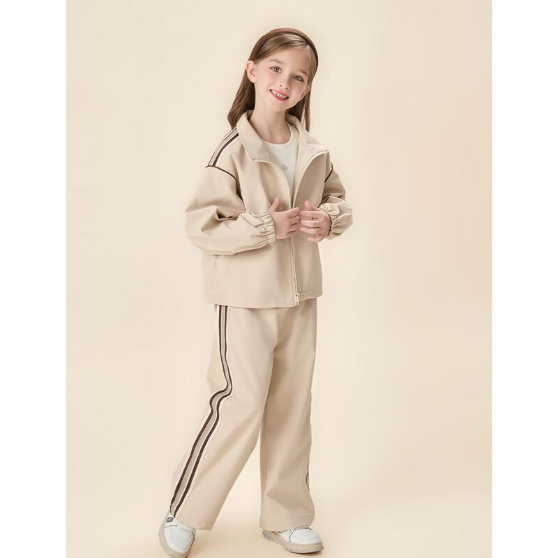 Montagut Girls' Half-Zip Sweatshirt & Wide-Leg Pants Set