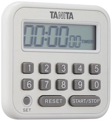 WH Timer mit Magnet 100 Ideal für Forschung und Experimente TD-375 Tastatur, Stunden, Weiß,
