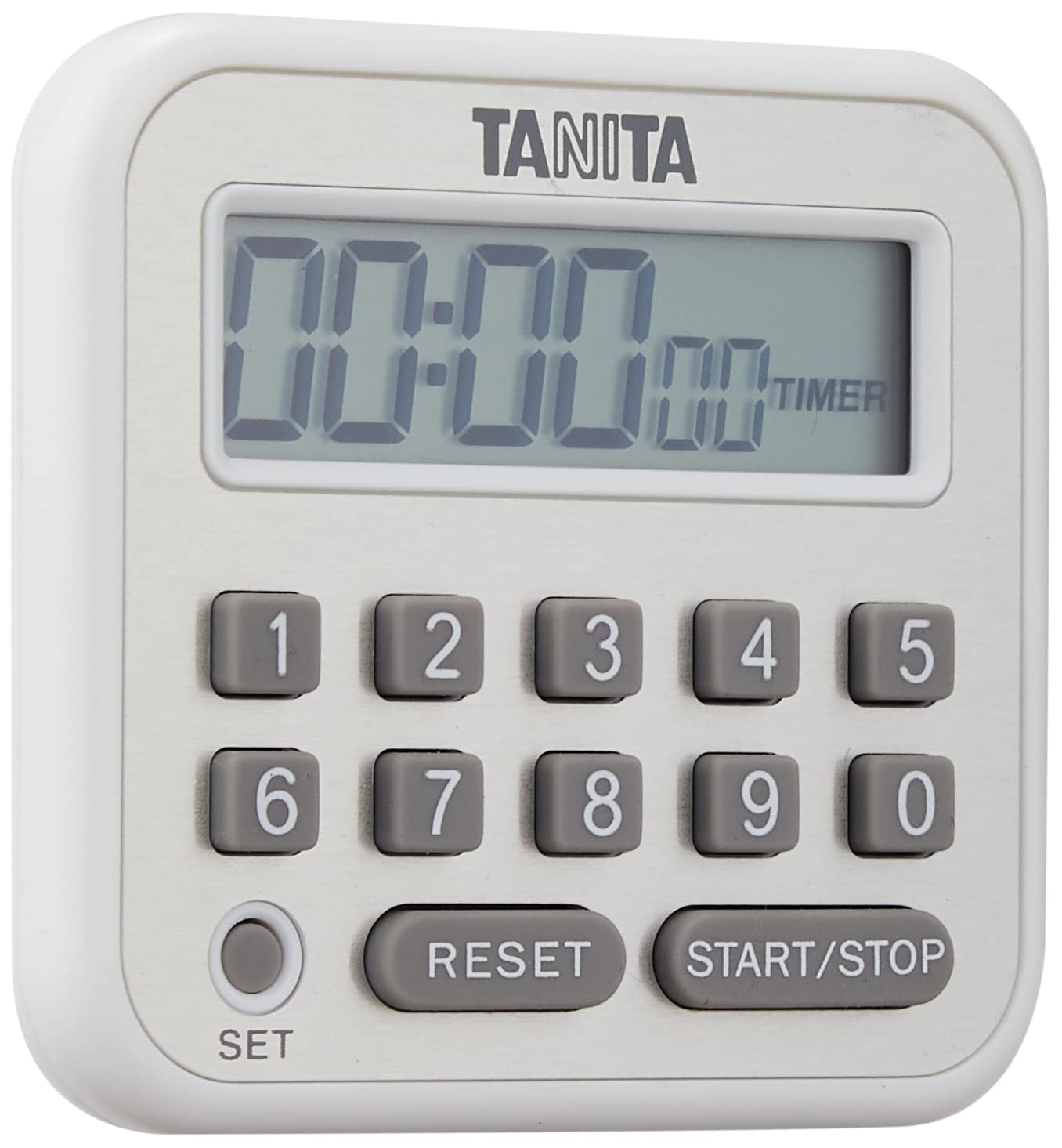 

Tanita WH Timer with Magnetic 100 Ideal for Research and Experiments TD-375 Keypad, Hours, White, білий