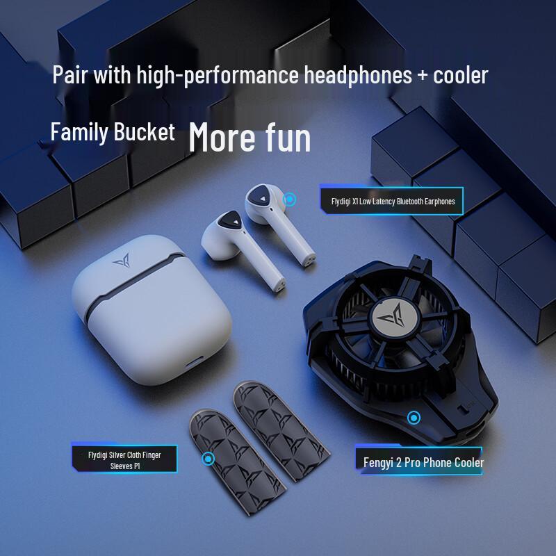 Flydigi P1 Silver Fiber Gaming Finger Sleeves