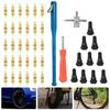 43Pcs/Set Tire Installer Durable Wide Use Compact Car Tyre Valve Repair Tool Kit for Car