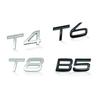 3D ABS T4 T5 T6 T8 AWD B3 B4 B5 B6 B8 Letter Logo Car Rear Tail Trunk Fender Sticker For Volvo V40 V60 C30 S60L S80L XC40 XC60