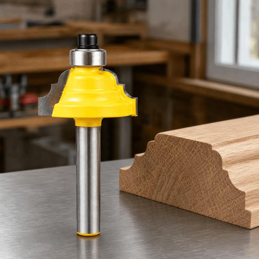 1/4 Inch Shank Edge Forming Router Bit 1-1/4 Inch Width Bead Molding Router Bit Trim Work