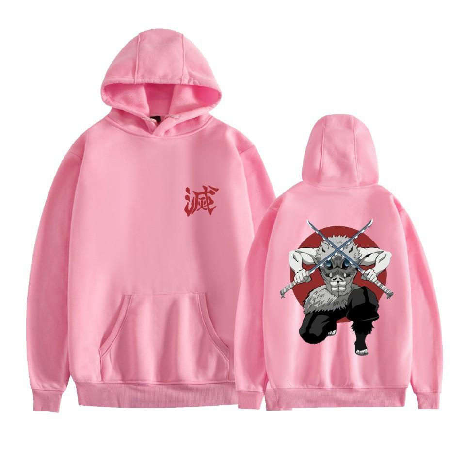 New Arrivals Couple Fashion for Fans of Demon Slayer Printed Sweatshirt Outdoor Sport Cosplay Pullovers Hoodie Cosplay Costume