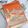 Landscape Flower Language Winter Office Imitation Cashmere Warm Scarf Send Mom Retro Flower Air Conditioning Shawl