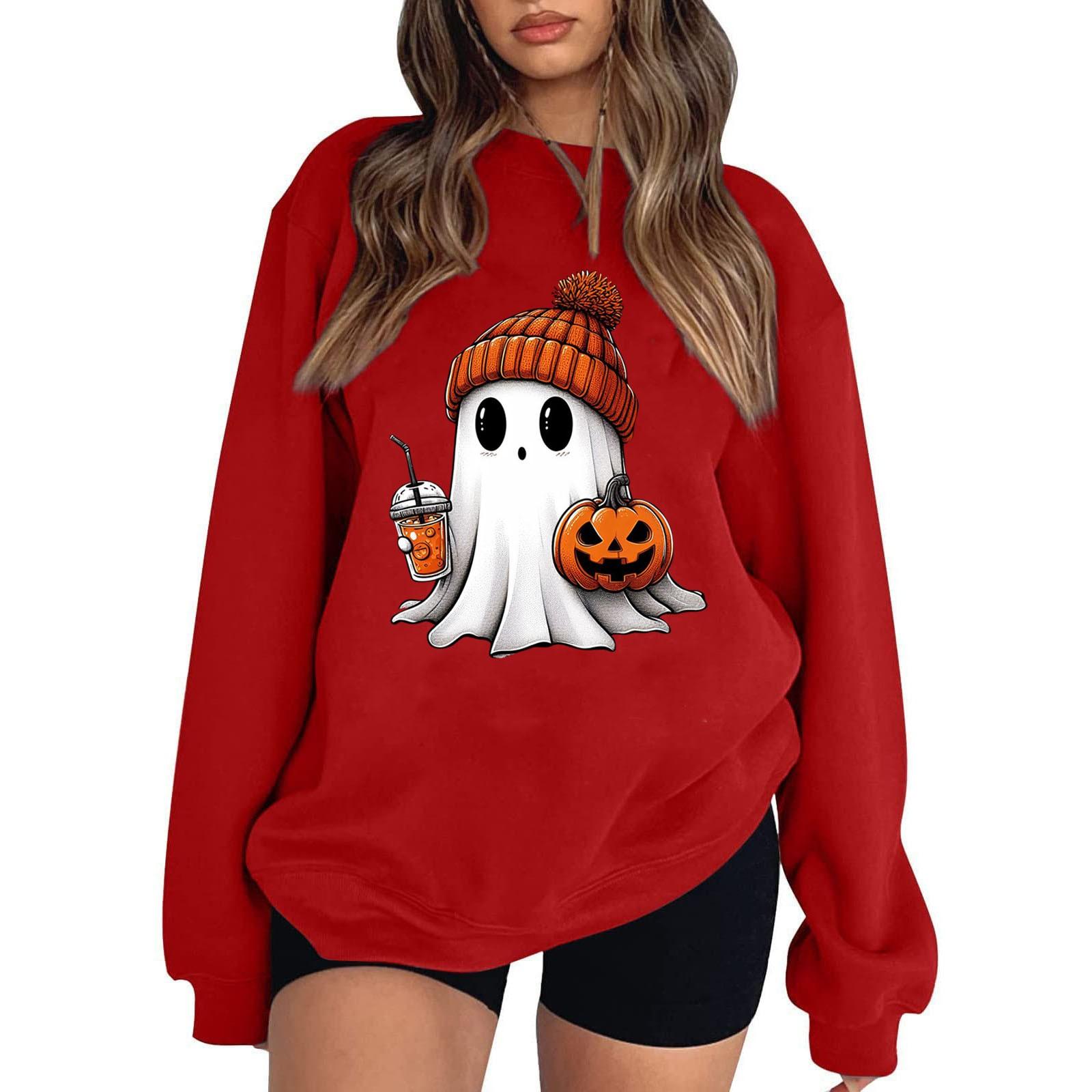 

Женские модные топы, повседневные свободные пуловеры в полоску с круглым вырезом и длинными рукавами M красный