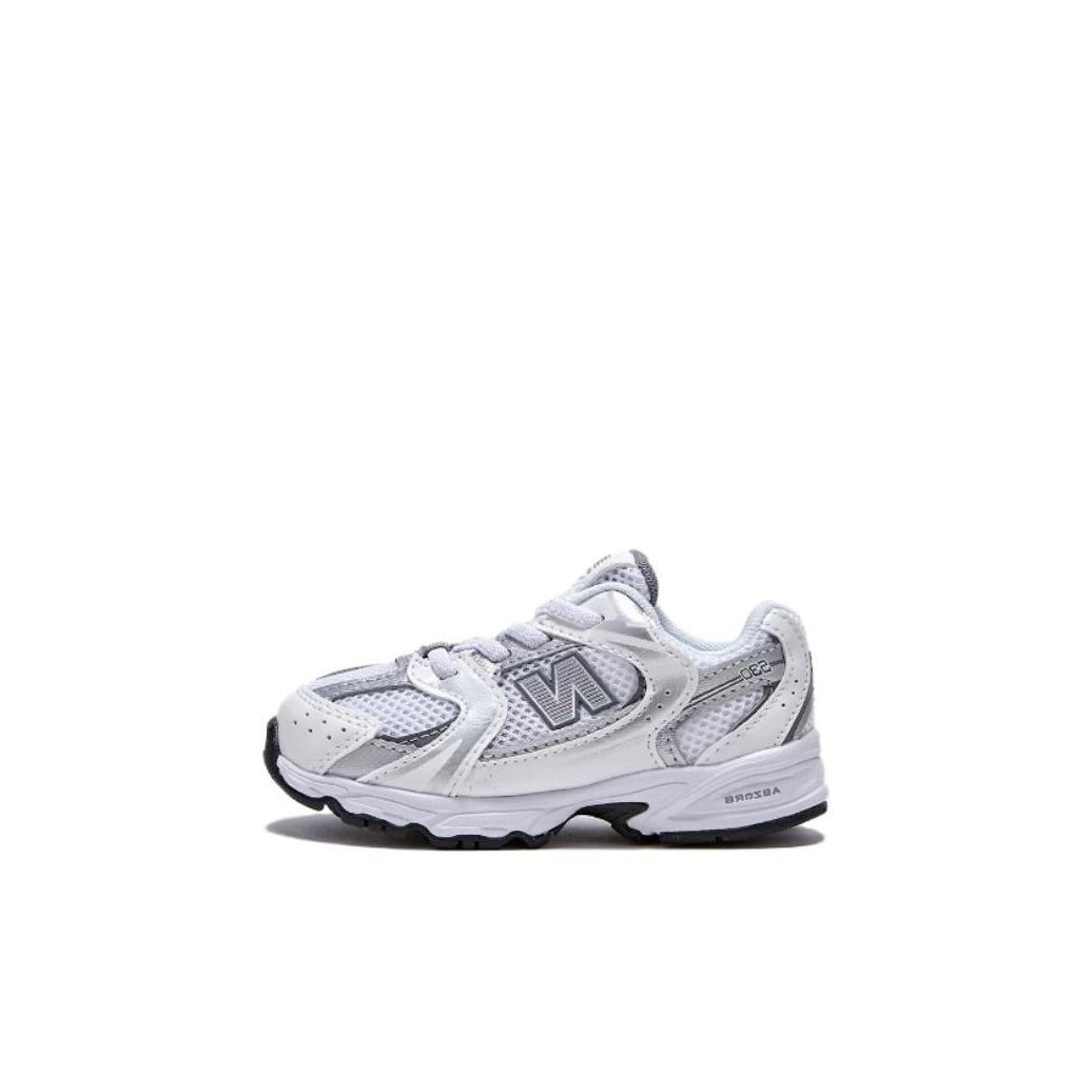 New Balance 530 Bungee Toddler White Silver Metallic IZ530AD 27.5
