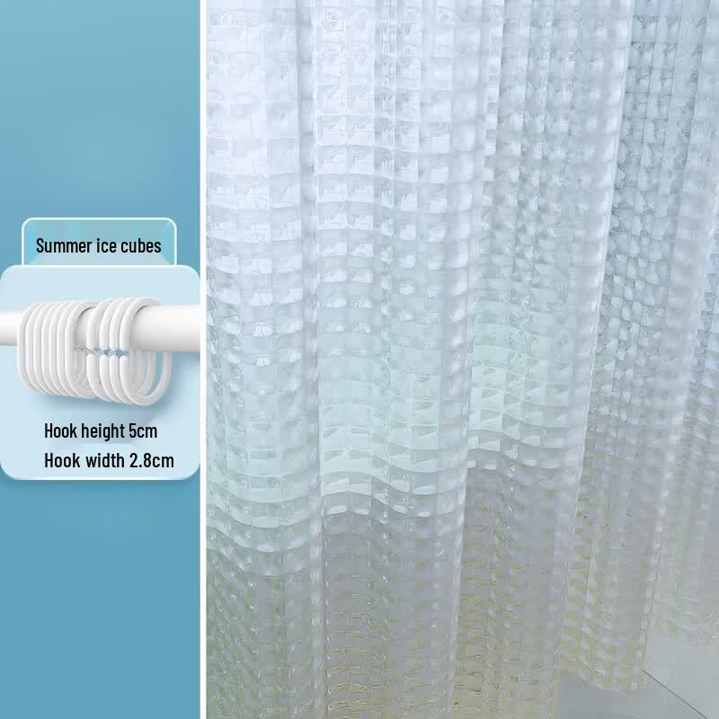 MDNG Summer Ice Cube Shower Curtain
