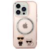 Etui do iPhone 14 Pro Max Karl Lagerfeld MagSafe Różowe
