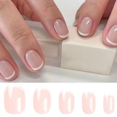 French False Nails Round Nail Tips Fashion Fake Nails  for DIY