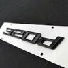 Chrome Black Car Letters Fender Trim Badge 320i 320 Emblem Sticker For BMW 320i 320d Logo G20 F30 E46 E90 F31 F34 Accessories