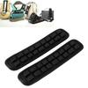 2Pcs Shoulder Strap Pad Anti Gravity Non Slip Backpack Decompression Cushion Accessory Black(S )