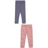 Lilly & Sid Baby Girls Fairy Stripes Leggings (Pack of 2)