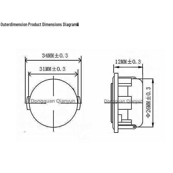 31mm 4 Ohm 3W Full-Range Round Speaker
