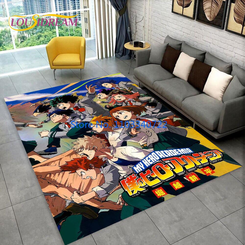 

My Hero Academia, японский аниме-коврик, ковры 120x160 см, декор для гостиной, детской спальни, дивана, ванной комнаты, детский напольный коврик A 40x60cm