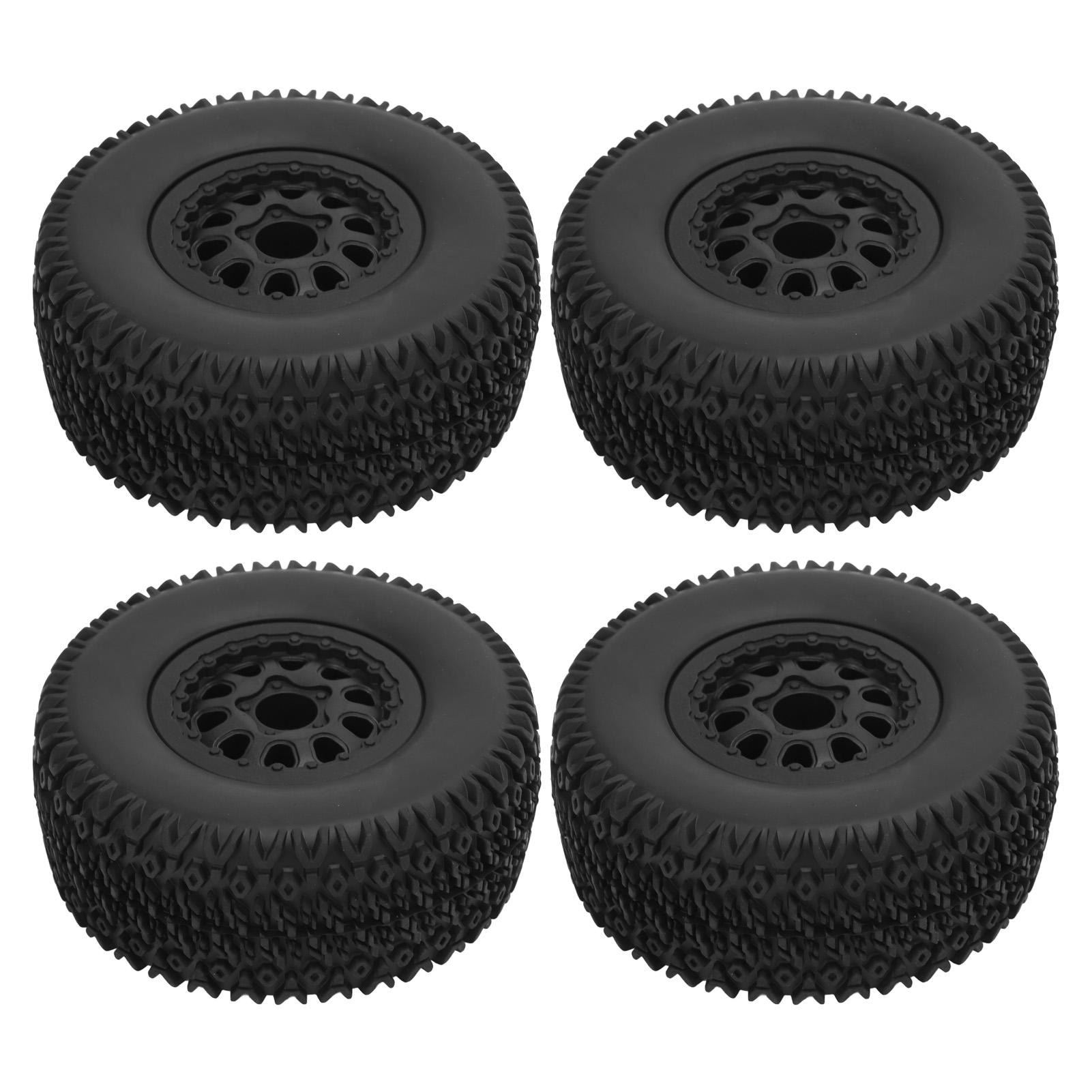 

4pcs RC Car Wheel Tire Rubber 110MM Universal 10 Spoke Wheel Tire For Slash 4x4 2WD for Arrma for Redcat for HPI 1/10 RC Short Course Truck