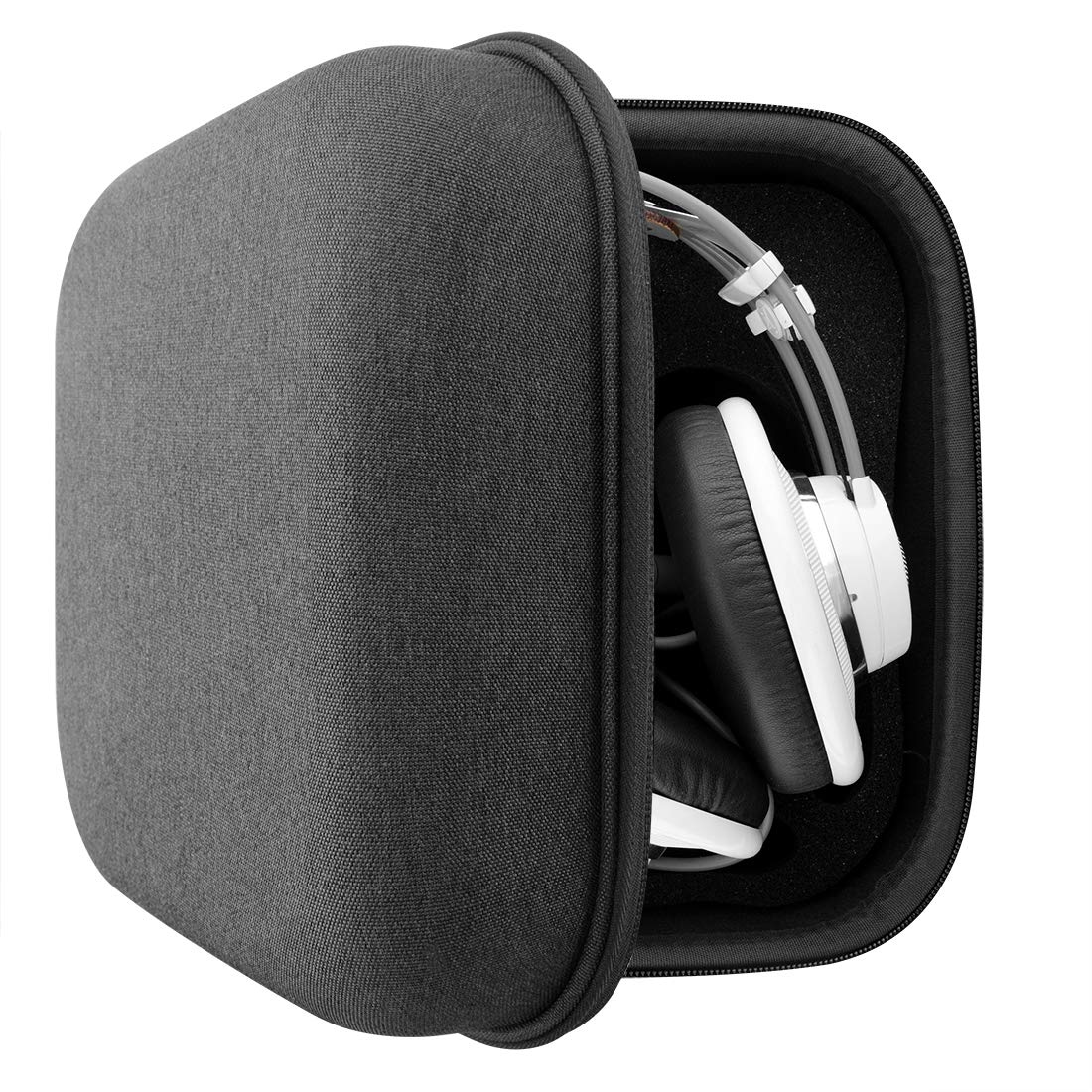 

Кейс Geekria Shield для наушников, совместим с AKG K701, K702, Q701, K712, K601, K240, K242, K271, с карманом для хранения (Серый)