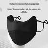 Women's 100% Mulberry Silk UPF50+ Summer Sunscreen Mask with Eye Corner Protection