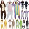 Unisex Adult Animal Flannel Onsie Costume Pyjama Kigurumi Fancy Sleepwear Dress