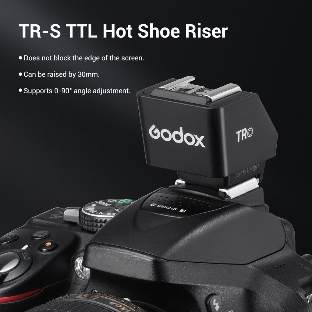 Authorized GODOX TTL Hot Shoe Riser Flash for IT30 Pro Rechargeable HSS Rehouser for De Grif Canon [GODOX Dealer] TR-C IT20-S, IT20S, IT30PRO-S, S,