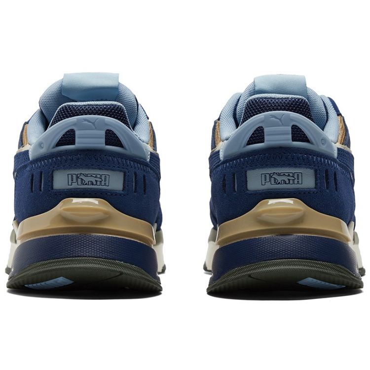 Maison Kitsune X Puma Mirage Sport Blue Depths Unisex Sneakers Travertine 381268-01