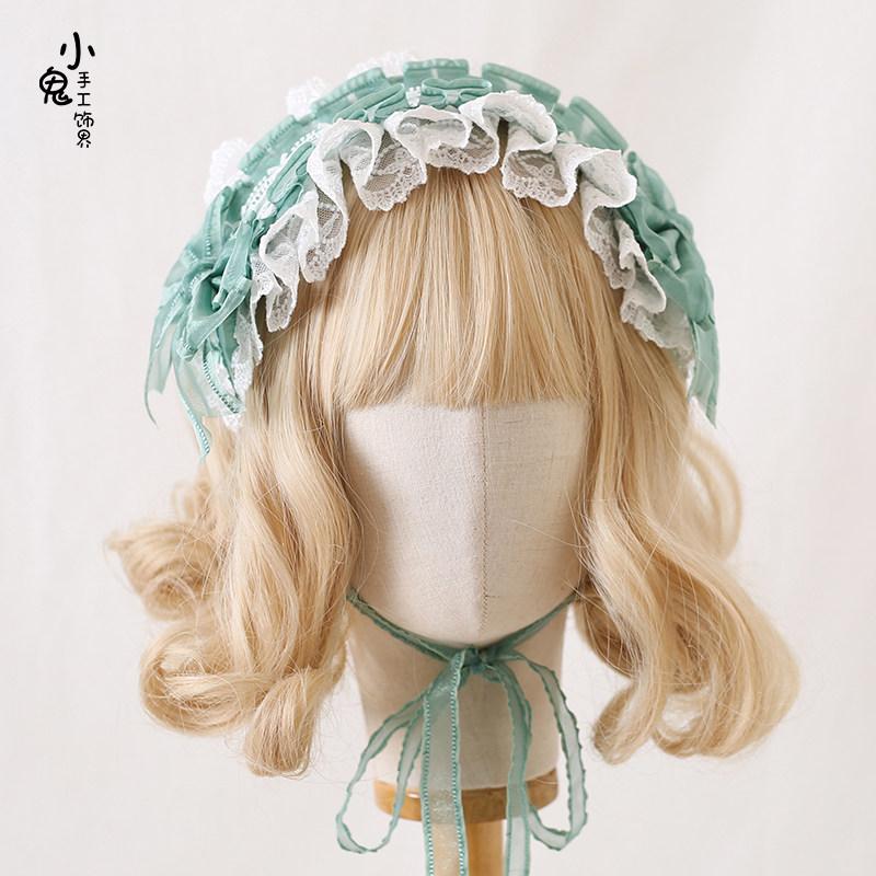 Multi-color Original Mood Limited Lolita Bow Lace Headband Kc Gorgeous Headband Hair Accessories