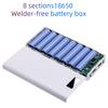 Battery Holder Dual USB Power Bank 8*18650  Battery Box Mobile Phone Charger DIY Shell Case Charging Storage Case For iPhone 15