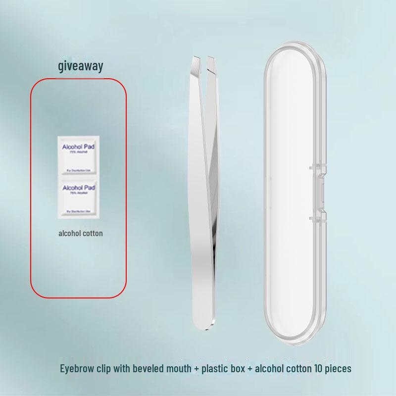 Stainless Steel Small Tweezers: Eyebrow and Beard Plucking Tool