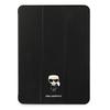 Case for iPad 12.9 Pro 2021 Karl Lagerfeld with Flap Black