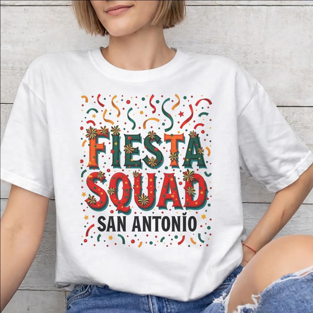 Fiesta Squad Cinco De Mayo Graphic Printing T Shirt Men Women 100 Cotton Tee Shirt Clothing