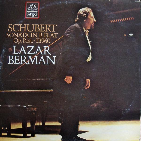 

LP Record LAZAR BERMAN Schubert Sonata In B Flat D 960 S237495 ANGEL 197 US Classical Used
