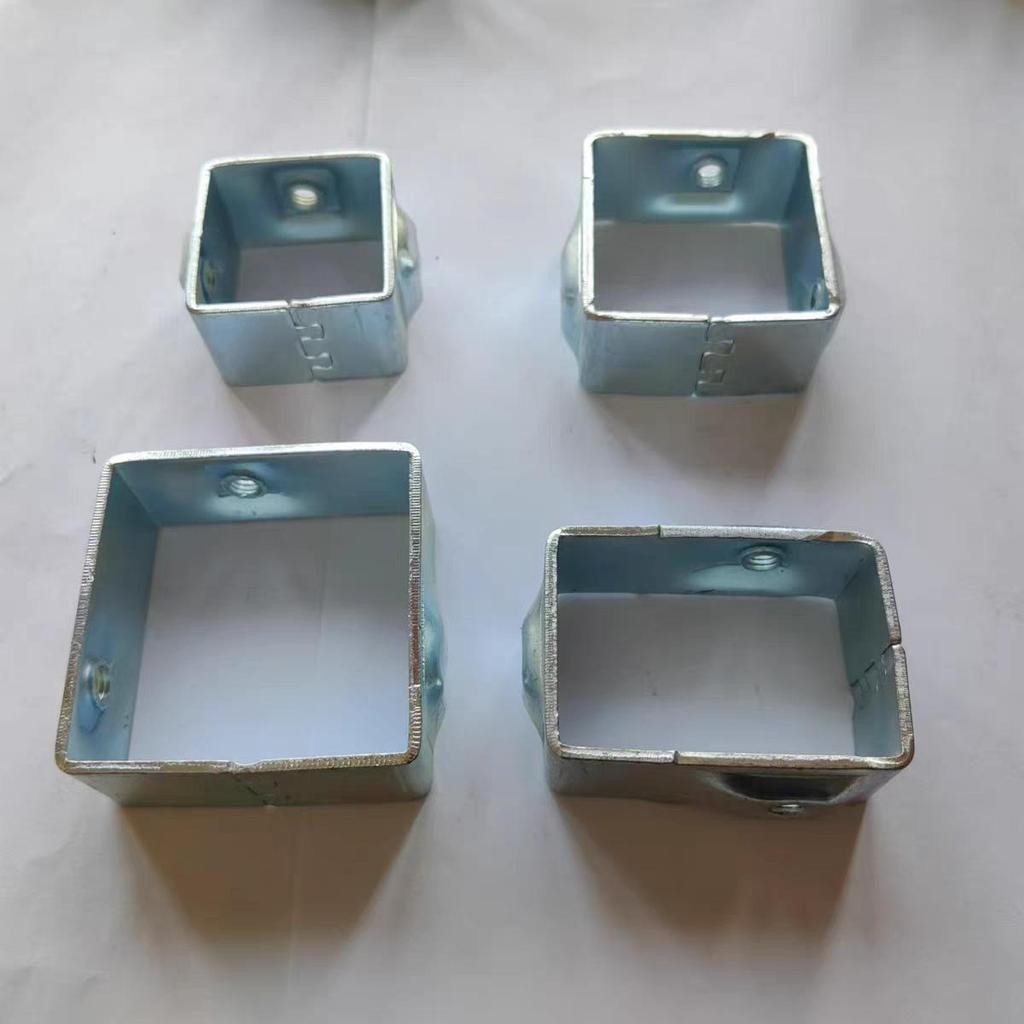 Complete Set of Galvanized Connectors for Robot Protection Fence and Workshop Isolation