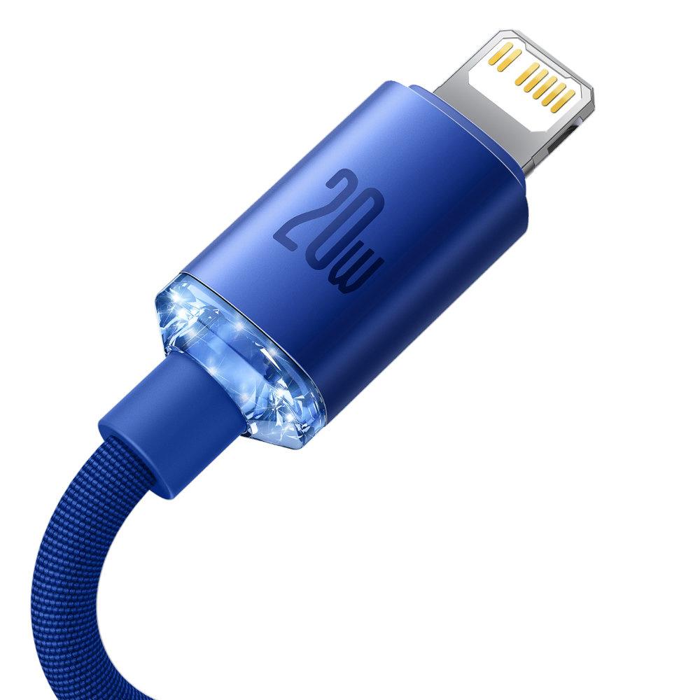Baseus 20W Lightning to USB-C Cable - 1.2m Blue