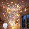 Soft Glow LED Projection Lamp Dynamic Projection Ambient Night Light  Party Decoration