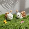 Cartoon Snail Plush Pendant Toy - Kids' Claw Machine Prize or Kindergarten Gift