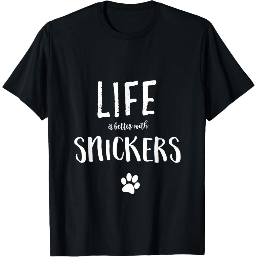 Футболка с именем кота Сникерс, подарочная футболка XXXXXL чёрный