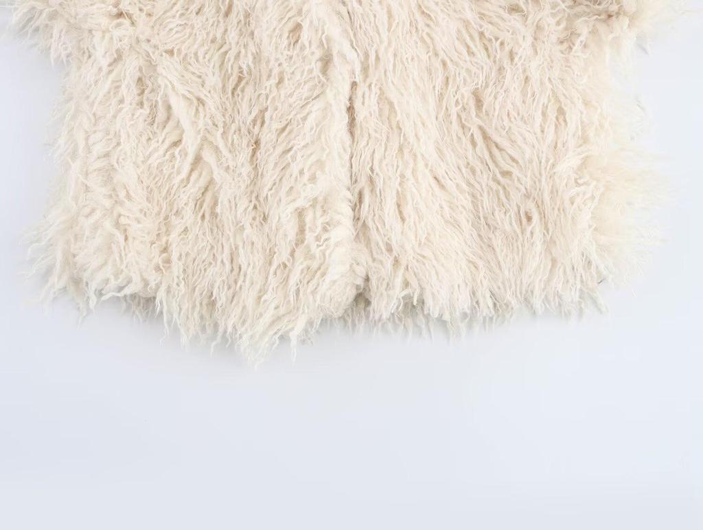 Autumn & Winter European and American Women's Faux Fur Street Fashion Coat