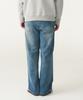 Deobeuleis Half-Banding Wide Denim Pants (Medium Blue)