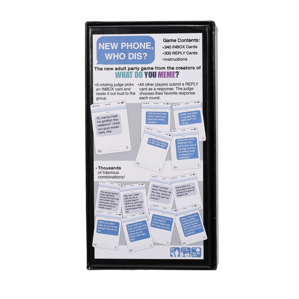 Buy New Phone Who Dis Game Card Games for Adult Party Game Friends Family  Game at affordable prices — free shipping, real reviews with photos — Joom
