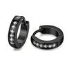 Men's and Women's Diamond and White Stone Fashion Earrings
