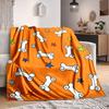 1pc Dog Bone Stars Blanket, Lightweight Flannel Throw Blanket for Sofa, Bed, Travel, Camping, Living Room, Office, Couch, Chair, and Bed
