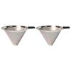 Multifuntional Coffee Dripper Stainless Steel Coffee Dripper Pouring Over Coffee Filter Filtering Cup Coffee Accessory