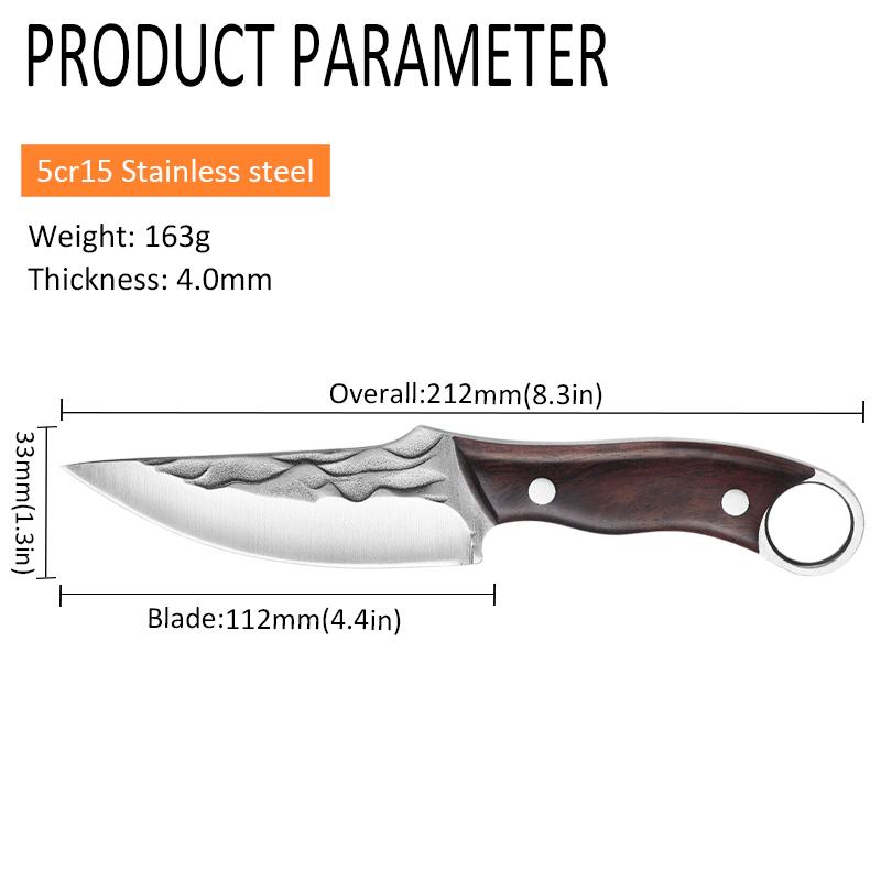 

Развал из нержавеющей стали, нож для резки, нож для барбекю на открытом воздухе without cover