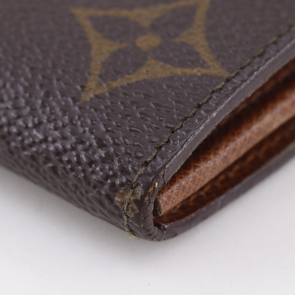 Louis Vuitton Pochette Porto Monnet Credit Purse M61723 Vintage Brown Monogram Canvas Unisex Used