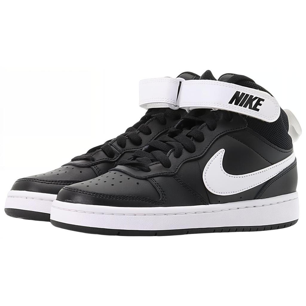 New Nike Court Borough Mid 2 'Black White' GS CD7782-010