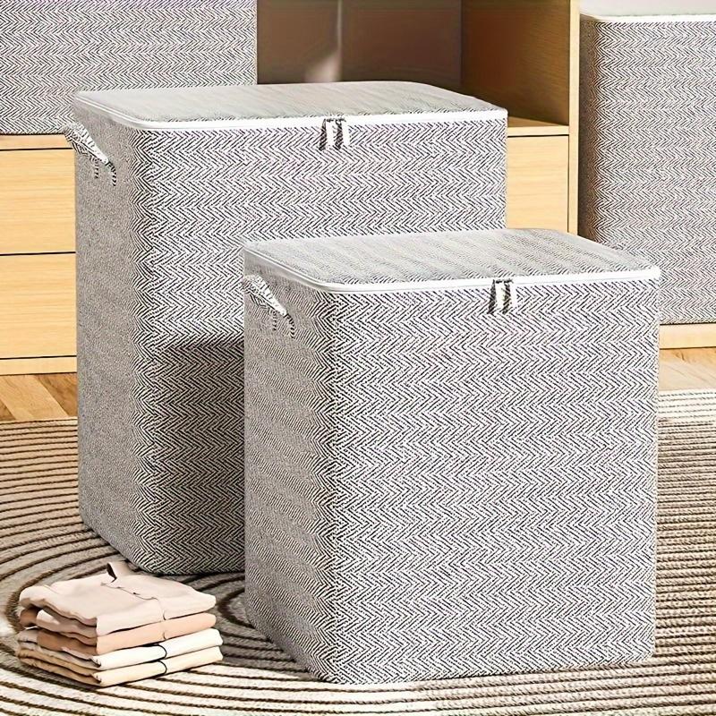 Super Large Household Storage Box, Foldable Clothing Packaging Bag, Wardrobe with Handle, Quilt, Blanket Storage Container