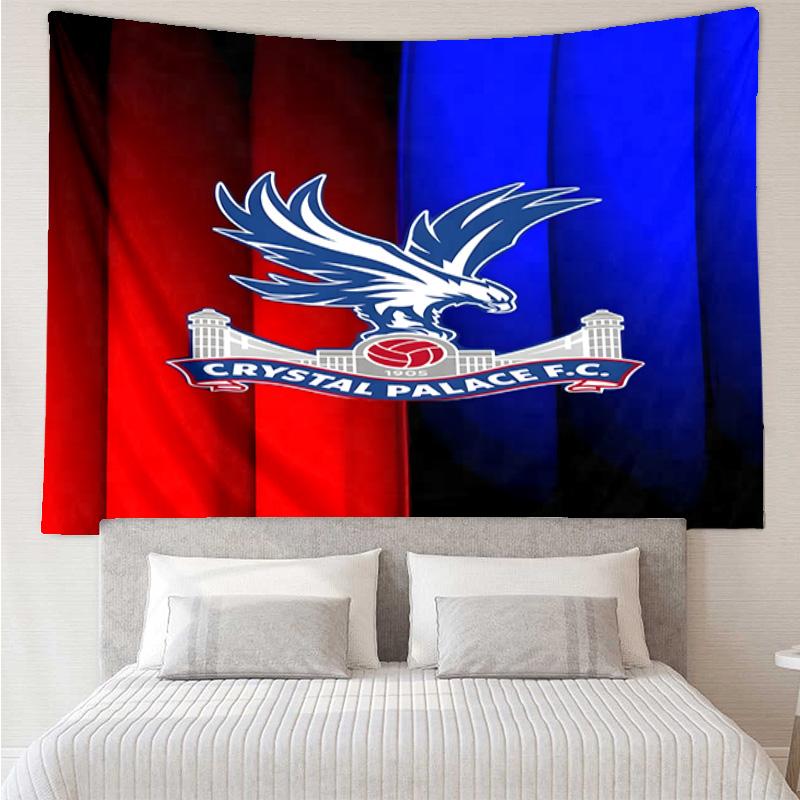1PC Crystal Fc Crest Printed Tapestry Room Decoration Wall Hanging for Living Room Bedroom, dormitory, Birthday and Christmas gifts