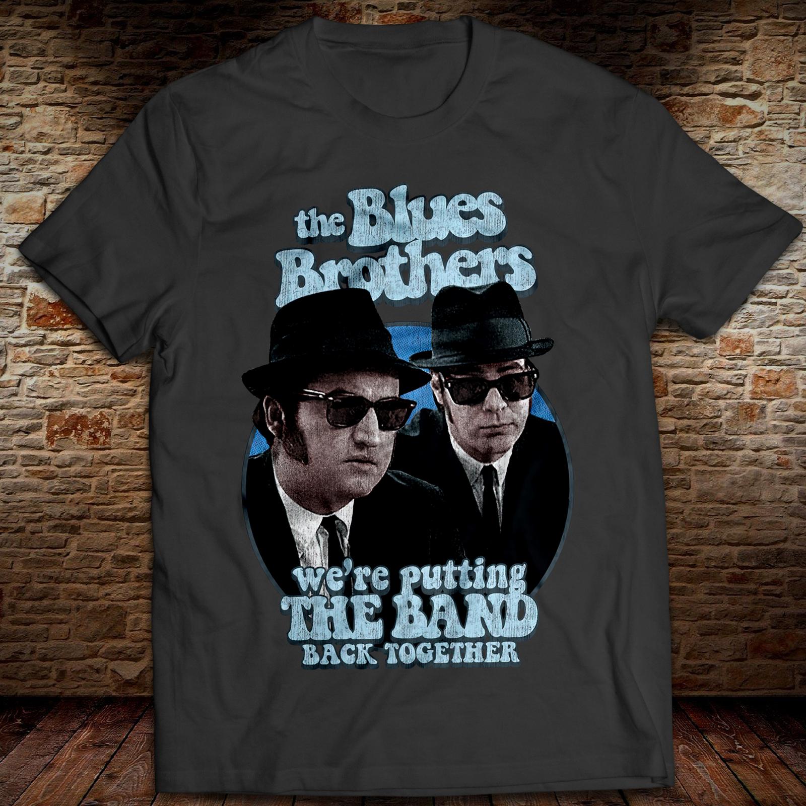 Retro Blues Brothers Putting the Band Back Together Shirt Joliet Jake E Elwood J S
